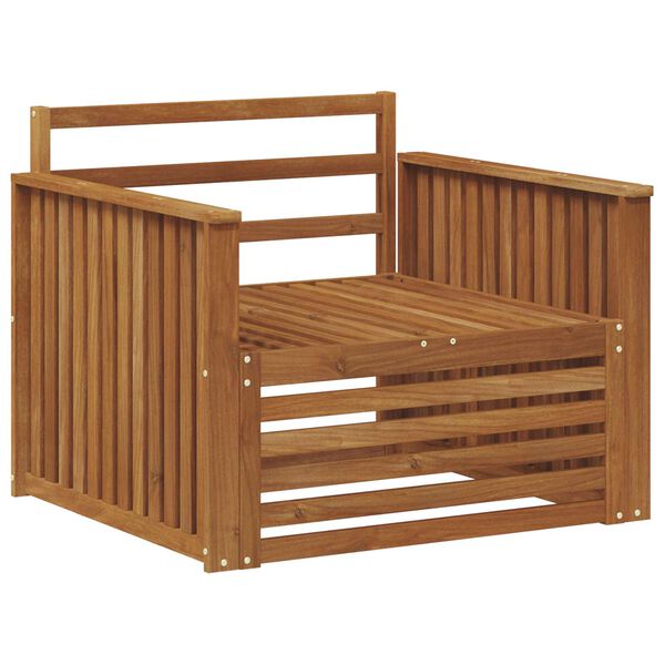 vidaXL 2 Darab Karfa n&eacute;lk&uuml;li kanap&eacute; T&ouml;m&ouml;r Ak&aacute;cfa Term&eacute;szetes