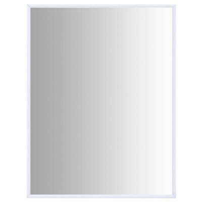 vidaXL fehér tükör 80 x 60 cm
