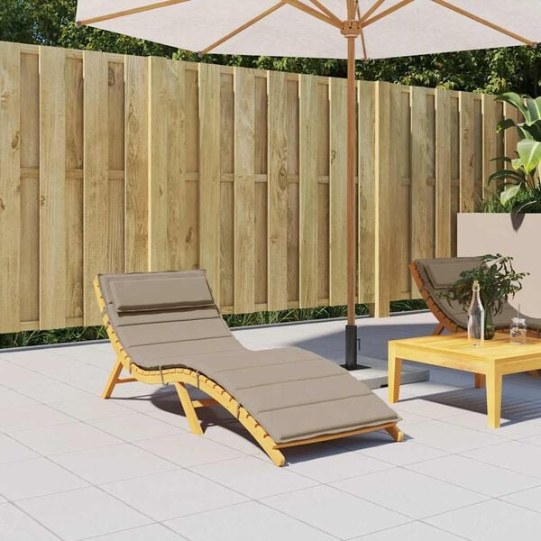 vidaXL t&oacute;psz&iacute;nű oxford-sz&ouml;vet napoz&oacute;&aacute;gyp&aacute;rna 180x60x4 cm