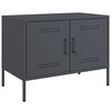 vidaXL antracitsz&uuml;rke ac&eacute;l TV-szekr&eacute;ny 68 x 39 x 50,5 cm