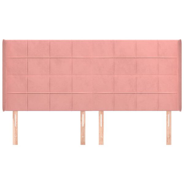 vidaXL r&oacute;zsasz&iacute;n b&aacute;rsony fejt&aacute;mla sz&aacute;rnyakkal 163x16x118/128 cm