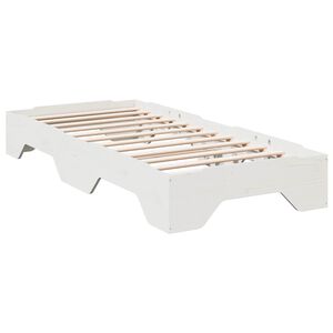 vidaXL &aacute;gy matrac n&eacute;lk&uuml;l rak&aacute;solhat&oacute; feh&eacute;r 80x200 cm t&ouml;m&ouml;r fa