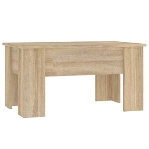 vidaXL sonoma t&ouml;lgy sz&iacute;nű szerelt fa doh&aacute;nyz&oacute;asztal 79x49x41 cm