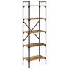 vidaXL K&ouml;nyvszekr&eacute;ny 5 szintes 56 x 32 x 174 cm Szerelt Fa &Ouml;reg fa