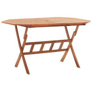 vidaXL t&ouml;m&ouml;r ak&aacute;cfa &ouml;sszecsukhat&oacute; kerti asztal 135 x 85 x 75 cm