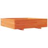vidaXL viaszbarna t&ouml;m&ouml;r fenyőfa kerti vir&aacute;gl&aacute;da 100 x 100 x 26,5 cm