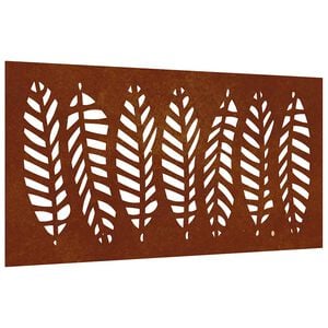 vidaXL lev&eacute;lmint&aacute;s corten ac&eacute;l kerti fald&iacute;sz 105 x 55 cm
