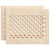 vidaXL 2 db t&ouml;m&ouml;r fenyőfa r&aacute;csos szekr&eacute;nyajt&oacute; 49,5x39,5 cm