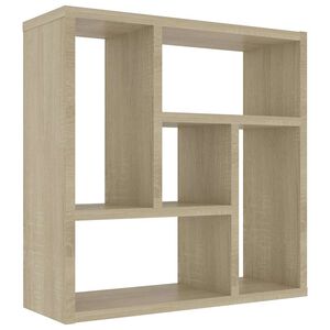 vidaXL sonoma t&ouml;lgy szerelt fa fali polc 45,1 x 16 x 45,1 cm