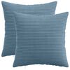 vidaXL P&aacute;rna huzat 2 pcs HEERLEN K&eacute;k 30 x 30 cm cord