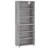 vidaXL sz&uuml;rke sonoma szerelt fa magasszekr&eacute;ny 69,5x32,5x180 cm