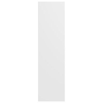 vidaXL fehér forgácslap könyv-/TV-szekrény 36 x 30 x 143 cm