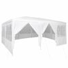 vidaXL Partys&aacute;tor Feh&eacute;r 600 x 400 x 266 cm Polietil&eacute;n