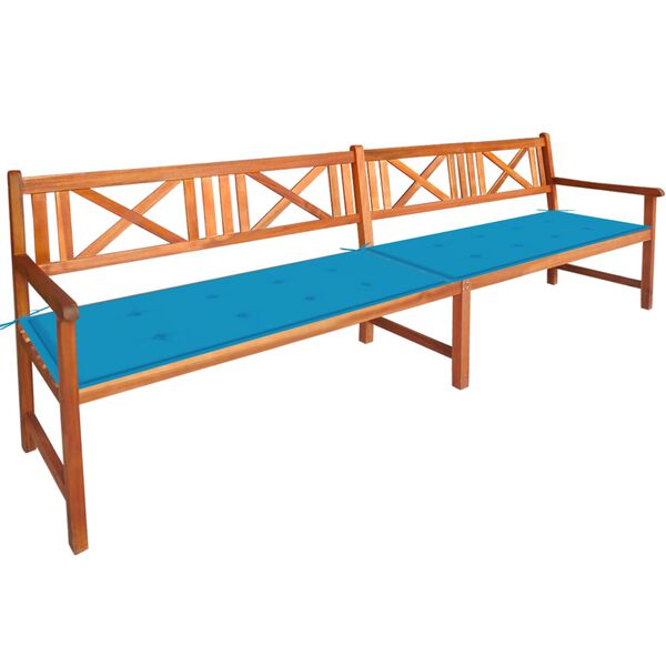 vidaXL t&ouml;m&ouml;r ak&aacute;cfa kerti pad p&aacute;rn&aacute;kkal 240 cm