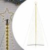 vidaXL meleg feh&eacute;r LED kar&aacute;csonyfa 789 LED 476 cm
