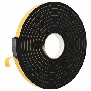 vidaXL &Ouml;ntapad&oacute; habszalag 10 db Fekete 15mm x 5m CR Hab