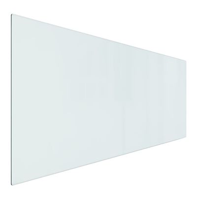 vidaXL téglalap alakú kandalló-üveglap 120 x 50 cm