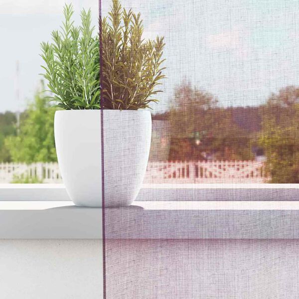 vidaXL 2 db lila fátyolfüggönyök hurokkal 140x175 cm