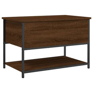 vidaXL barna t&ouml;lgy sz&iacute;nű szerelt fa t&aacute;rol&oacute;pad 70 x 42,5 x 47 cm