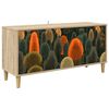 vidaXL TV szekr&eacute;ny ZAANDAM 102 x 33 x 50 cm Sonoma Szerelt Fa