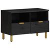 vidaXL fekete szerelt fa TV-szekr&eacute;ny 70 x 33 x 46 cm