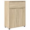 vidaXL F&uuml;rdőszoba Sz&eacute;k&eacute;ny Sonoma t&ouml;lgy 72,5 x 36,5 x 100 cm Faanyag