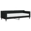 vidaXL fekete sz&ouml;vet kanap&eacute;&aacute;gy matraccal 80 x 200 cm