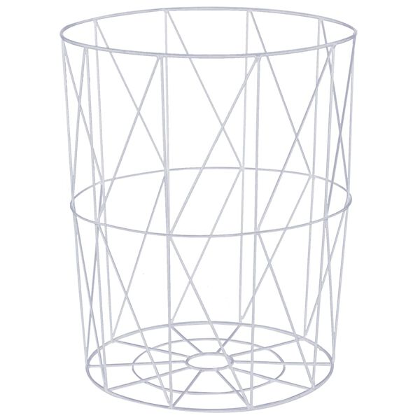 vidaXL fehér dohányzóasztal Ø 47 cm