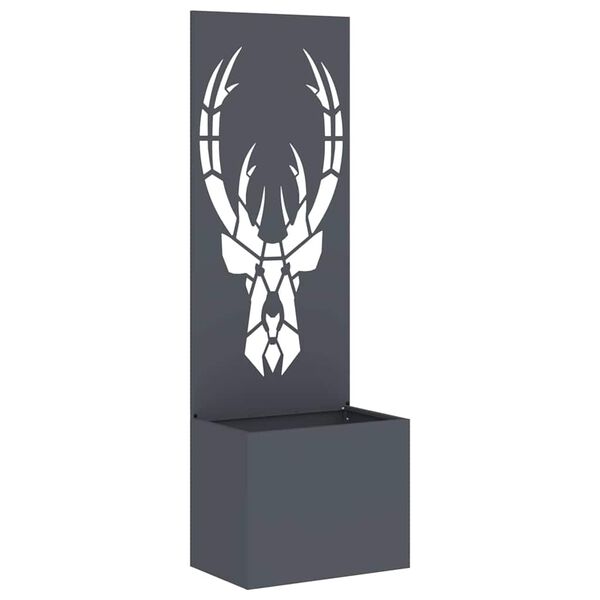 vidaXL Kertv&eacute;dő v&aacute;szon Antracit 50 x 140 cm Hidegen hengerelt ac&eacute;l