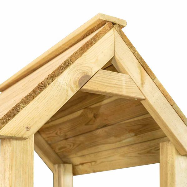 vidaXL impregn&aacute;lt fenyőfa j&aacute;tsz&oacute;torony 285 x 120 x 226,5 cm