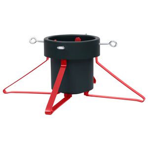 vidaXL zöld és piros karácsonyfatalp 46 x 46 x 19 cm