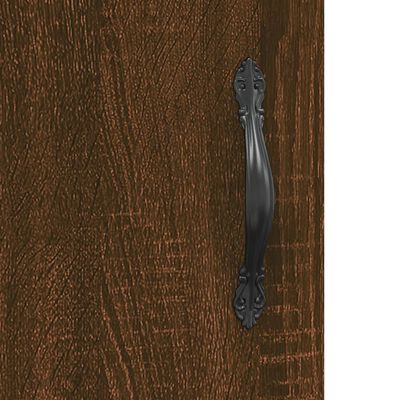 vidaXL barna tölgy színű szerelt fa tálalószekrény 34,5 x 34 x 90 cm