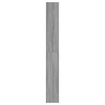 vidaXL szürke sonoma színű szerelt fa cipőszekrény 60x21x163,5 cm