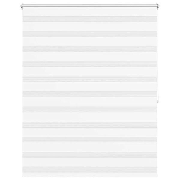 vidaXL feh&eacute;r zebra rol&oacute; 120,9 x 175 cm sz&ouml;vetsz&eacute;less&eacute;g 116,7 cm