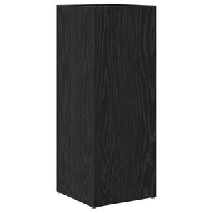 vidaXL Napernyő &Aacute;llv&aacute;ny Fekete t&ouml;lgy 25 x 24,5 x 64 cm Szerelt Fa