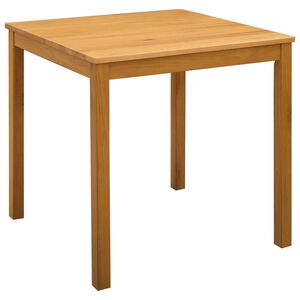 vidaXL &Eacute;tkezőasztal 75 x 75 x 75,5 cm T&ouml;m&ouml;r T&ouml;lgyfa Term&eacute;szetes