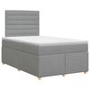 vidaXL Boxspring &aacute;gy matraccal Vil&aacute;gossz&uuml;rke 120 x 200 cm Sz&ouml;vet