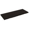 vidaXL s&ouml;t&eacute;tbarna kezelt t&ouml;m&ouml;r t&ouml;lgyfa fali polc 160 x 60 x (2-6) cm