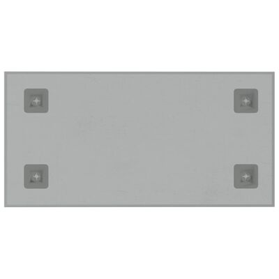 vidaXL fehér falra szerelhető edzett üveg mágnestábla 40 x 20 cm