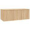 vidaXL sonoma t&ouml;lgy sz&iacute;nű szerelt fa TV-szekr&eacute;ny 80 x 34 x 30 cm