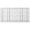 vidaXL Gabion emelt &aacute;gy Ez&uuml;st 170 x 50 x 80 cm Horganyzott ac&eacute;l