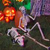 vidaXL Halloween Dekor&aacute;ci&oacute; Skeleton 2 pcs Feh&eacute;r Polipropil&eacute;n
