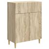 vidaXL Sz&eacute;f fi&oacute;kkal Sonoma T&ouml;lgy 66 x 34,5 x 90 cm Szerelt Fa