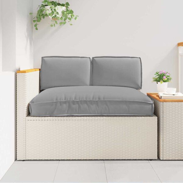 vidaXL P&aacute;rna k&eacute;szlet 3 pcs Sz&uuml;rke Oxford Sz&ouml;vet