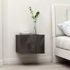 vidaXL magasf&eacute;nyű sz&uuml;rke forg&aacute;cslap &eacute;jjeliszekr&eacute;ny 40 x 30 x 30 cm