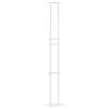 vidaXL Ki&aacute;ll&iacute;t&oacute; &Aacute;llv&aacute;ny Feh&eacute;r 30 x 23,5 x 210 cm Ac&eacute;l