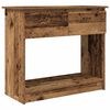 vidaXL antik fa konzolasztal fi&oacute;kokkal 85,5x38,5x74,5 cm