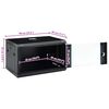 vidaXL 6U fali h&aacute;l&oacute;zati szekr&eacute;ny 19" IP20 600 x 450 x 350 mm