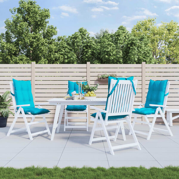 vidaXL 4 db t&uuml;rkizk&eacute;k oxford sz&ouml;vet magas h&aacute;tt&aacute;ml&aacute;j&uacute; sz&eacute;kp&aacute;rna