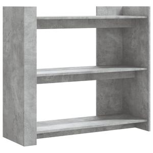 vidaXL betonsz&uuml;rke szerelt fa t&aacute;lal&oacute;asztal 100x35x90 cm